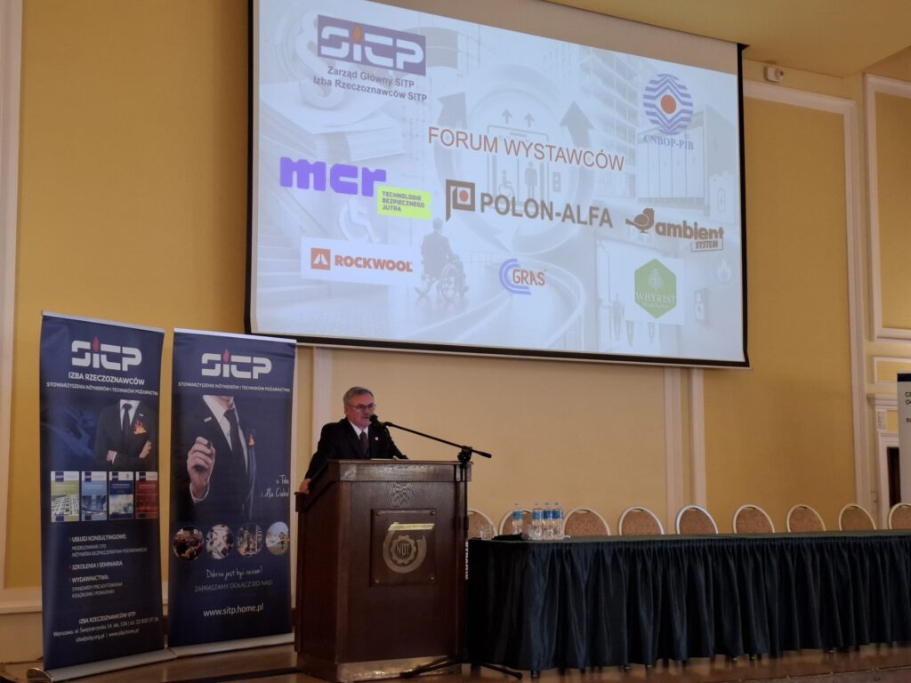 Forum wystawców z udziałem mcr na VIII Ogólnopolskim Seminarium Ochrony Przeciwpożarowej SITP